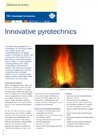 Innovative Pyrotechnics