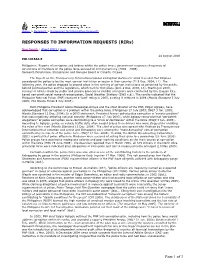 Philippines: Reports of Corruption and Bribery