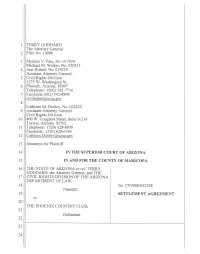 SETTLEMENT AGREEMENT Vs