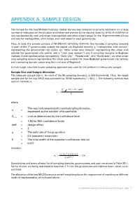 Appendix A. Sample Design