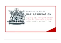 Attending Court Supporting Members & Clients