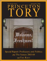 Freshman Issue, 2003