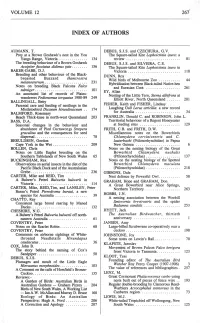 Index of Authors