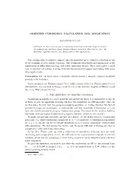 Oriented Cobordism: Calculation and Application