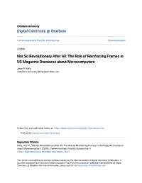 The Role of Reinforcing Frames in US Magazine Discourse About Microcomputers