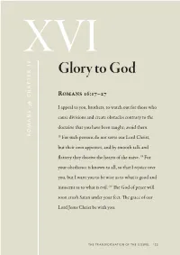 Glory to God