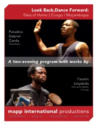 Look Back, Dance Forward Press Kit with Artist Biographies