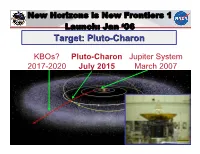Target: Pluto-Charonpluto-Charon