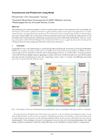 Visualisation and Production Using Ninjo Michael Rohn1