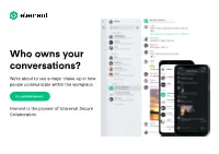 Who Owns Your Conversations?
