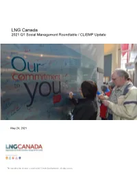2021 Q1 Social Management Roundtable / CLISMP Update