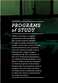 PROGRAMS of STUDY