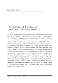 The Global and the Local in Max Cavalera's Music