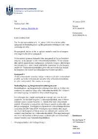 Til Andreas Keil, MB E-Mail