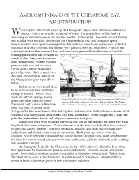 American Indians of the Chesapeake Bay: an Introduction