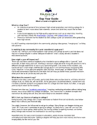 Gap Year Guide What Is It and Is It Right for Me?