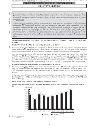 Industry Overview