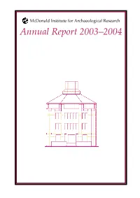 Annual Report 2003–2004