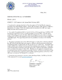 CAP Transition to Abus Letter