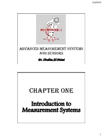 Chapter 1 Introduction to Measurement Systems