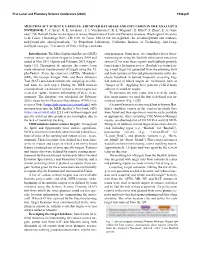 Mer Contact Science Targets: Archived Database and Inclusion in the Analyst’S Notebook