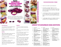 Microwave Breakfast Maker with Inserts Omelet Or Scrambled Eggs