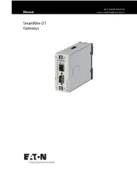 Smartwire-DT Gateways – Canopen and PROFIBUS-DP