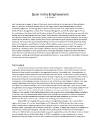 Spain in the Enlightenment C