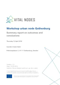 Workshop Urban Node Gothenburg