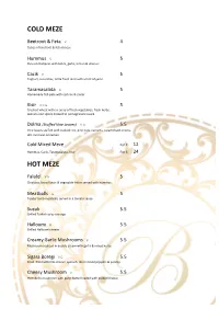 Final Take Away Menu
