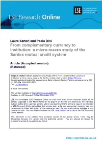 From Complementary Currency to Institution: a Micro-Macro Study of the Sardex Mutual Credit System