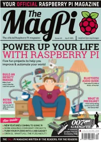 WITH RASPBERRY PI Five Fun Projects to Help You Improve & Automate Your World