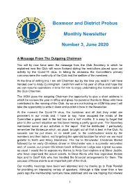 Boxmoor and District Probus Monthly Newsletter Number 3, June 2020