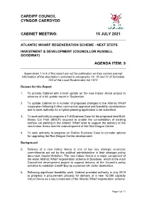 Cabinet 15 July 2021 Atlantic Wharf PDF 206 KB