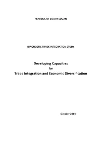 COUNTRY ANALYSIS Developing Capacities for Trade Integration and Economic Diversification