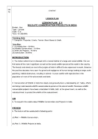 Cs 10.6 Wildlife Conservation Projects