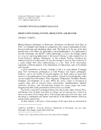 Meditation on Relativism, Absolutism, and Beyond