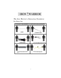 The Iron Warrior 'S Distraction Newsletter