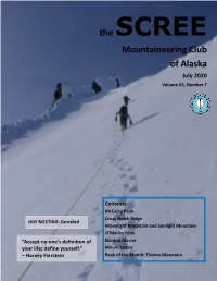 The SCREE – July, 2020 Issue