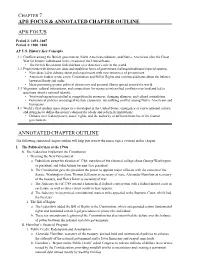 Chapter 7 Ap® Focus & Annotated Chapter Outline