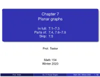 Chapter 7 Planar Graphs