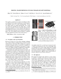 Digital Cradle Removal in X-Ray Images of Art Paintings