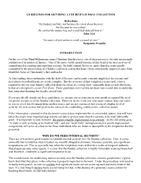 Guidelines for Securing a Church's Sunday Collection