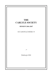 The Carlyle Society