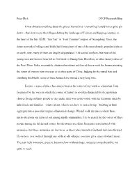 Peter Hick OYCF Research Blog It Was Always Something About The