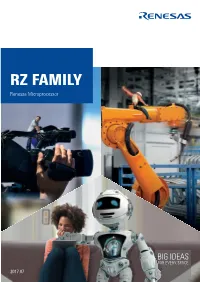 Renesas Microprocessor RZ Family