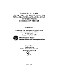Mega-Projects Archaeological Investigations Peer Review Report