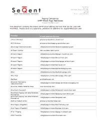 Provider SMTP Access