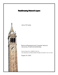 Readdressing Network Layers
