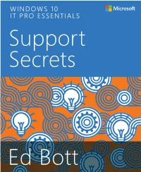 Support Secrets Ed Bott